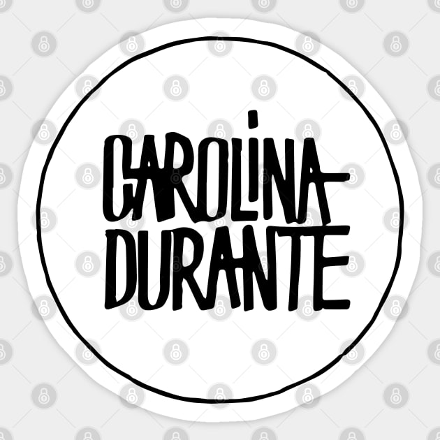 Carolina Durante Sticker by RataGorrata